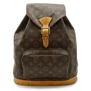 LOUIS VUITTON Brown Monogram Backpack